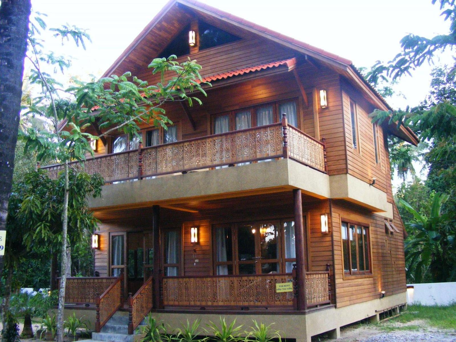 Baan Banyan Villa, Wood House Short Walk To Mae Nam Beach Exterior foto